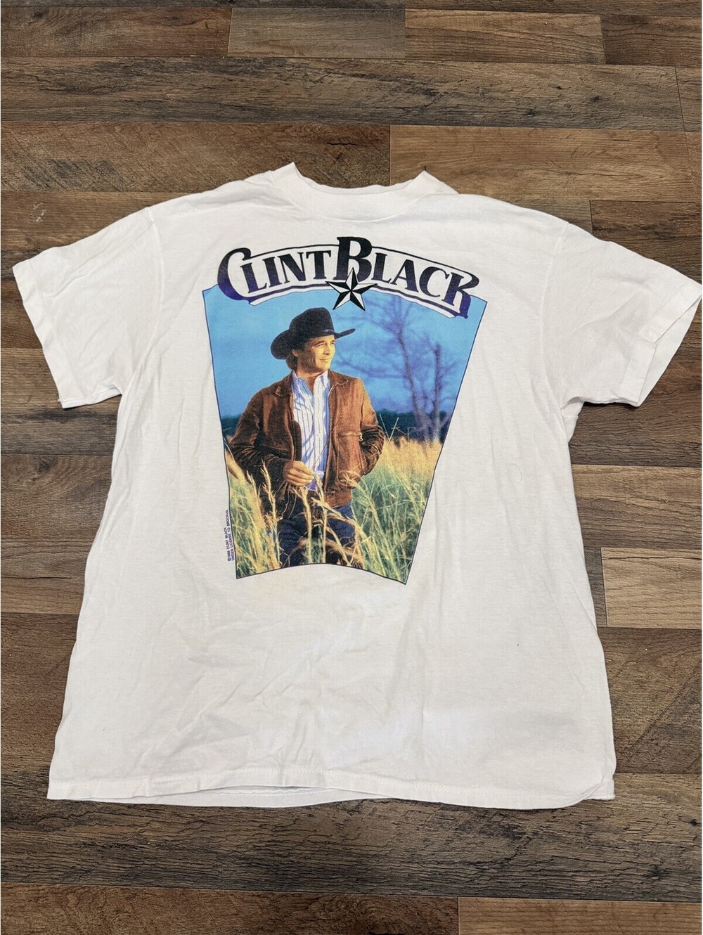 Vintage 1993 Clint Black Country Music New Year Eve Party  Tour Tee Sz Medium